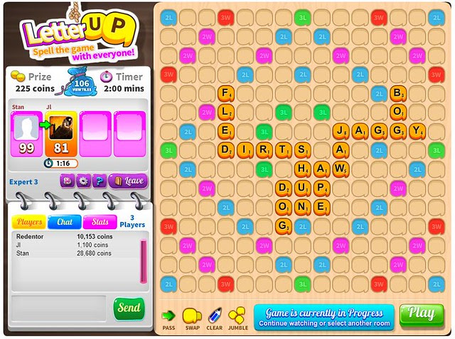 letter up