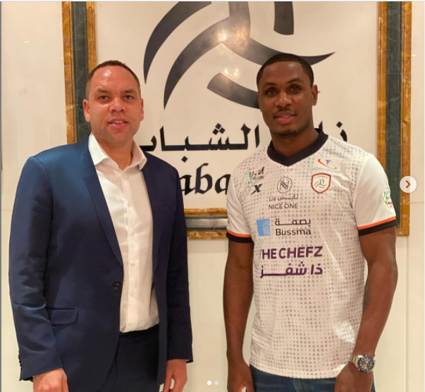 Odion Ighalo joins Saudi Arabian side Al Shabab on a permanent deal from Shanghai Shenhua (photos)