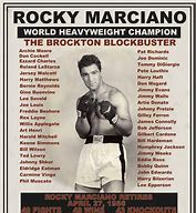 Image result for IMAGES OF ROCKY MARCIANO RETIRING AS UNDEFEATED CHAMPION