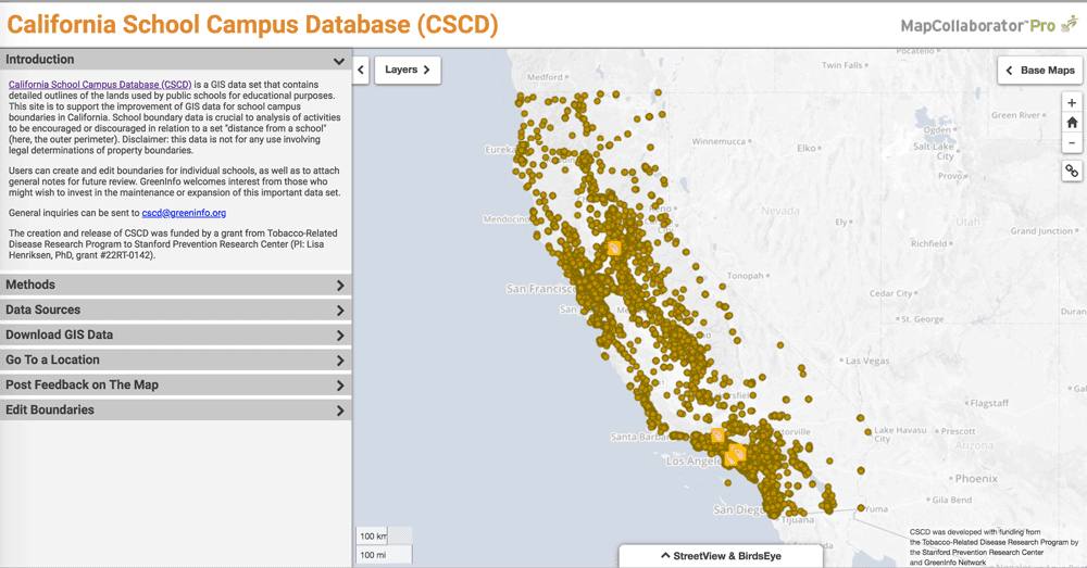 GIS Data for California Public Schools