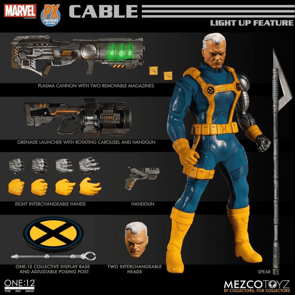 Image of Marvel One:12 Collective Cable PX Exclusive