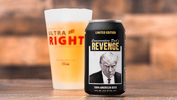 Beer Can Featuring Trump’s Mugshot Shatters Company Record in Just 12 Hours