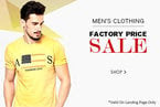 Biggest Factory price sale on Clothing