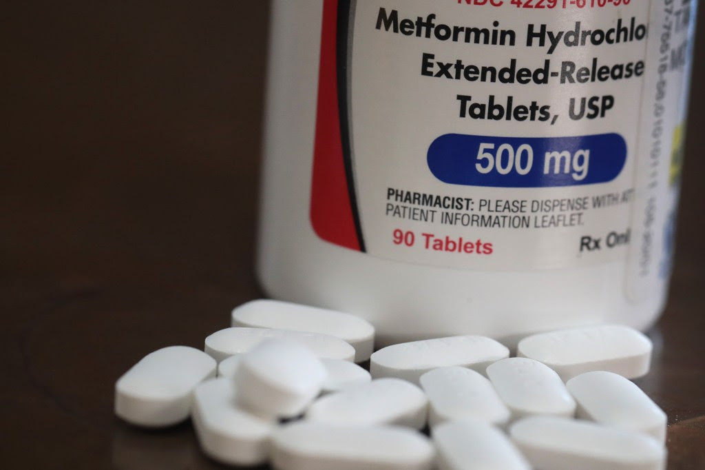 bottle of metformin