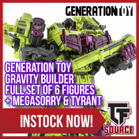 Generation Toy - Gravity Builder - Full Set of 6 Figures + Megasorry & Tyrant