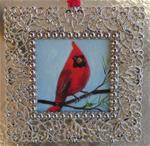 Cardinal in the Pines Ornament - Posted on Wednesday, December 10, 2014 by Ruth Stewart