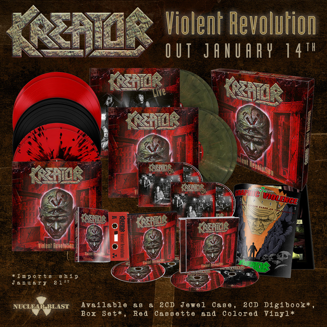 KREATOR | Release 20th Anniversary Edition Of “Violent Revolution” +  Pre-Order Starts Today! – The DreadMusicReview