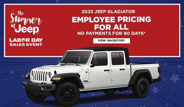 2023 Jeep Gladiator - Employee Pricing for All