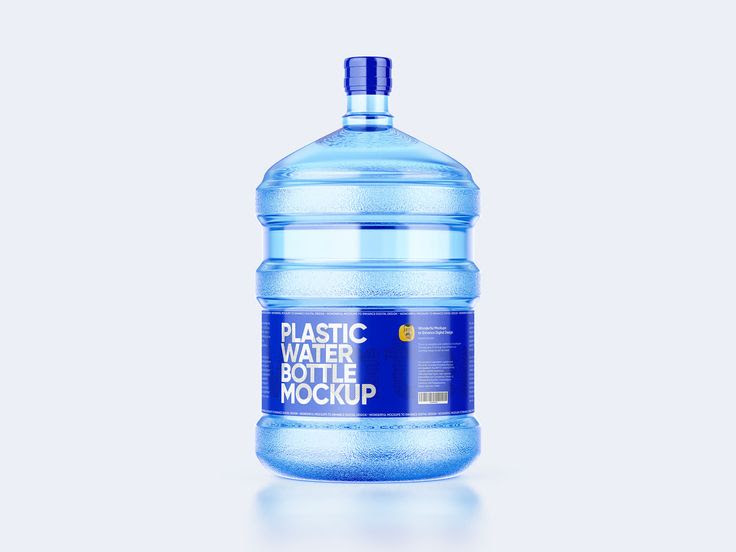 PET Plastic Water Bottle 20l Mockup Water bottle, Bottle, Bottle mockup