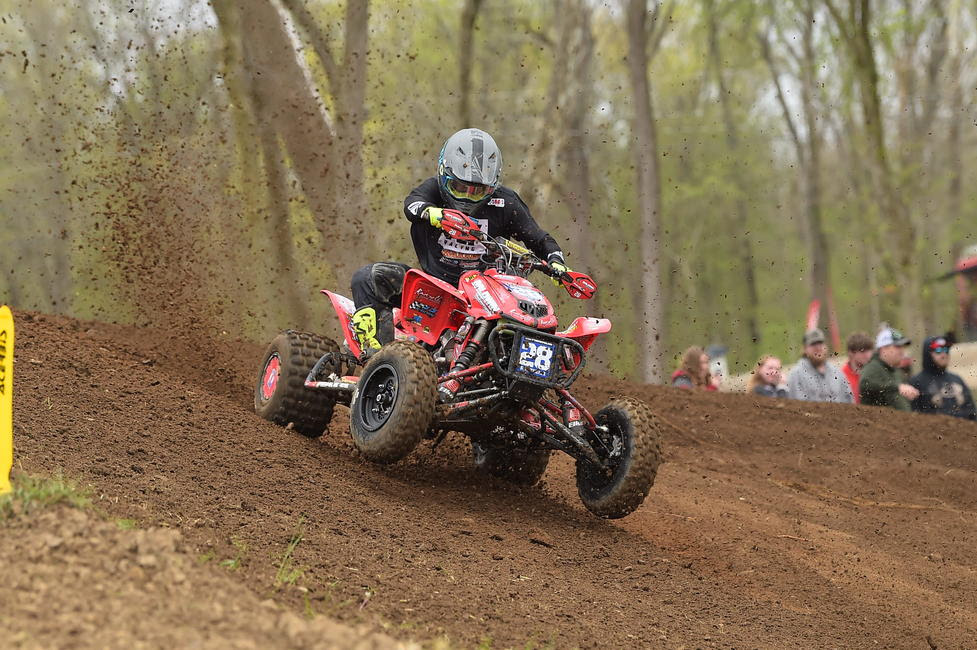 Jeffrey Rastrelli took home second overall after finishing second in moto one, and third in moto two.