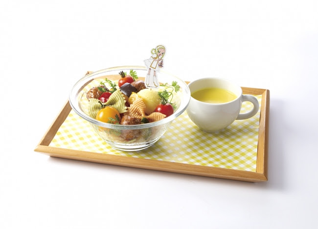 ももこ、
NYの思い出...ミートボールのサラダパスタ