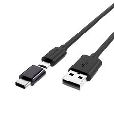 Blitzwolf BW-MT1 Micro USB Fast Charging Data Cable With Type C Adapter