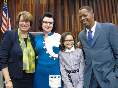 Sen. Klobuchar - Williams family