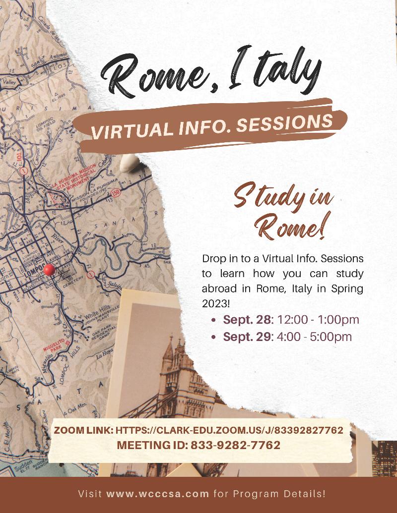 Rome Info Sessions