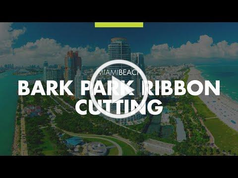 Bark Park Ribbon Cutting at Open Space Park