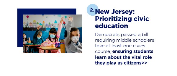 2. New Jersey: Prioritizing civic education