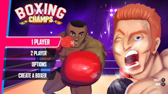 Boxing Champs - Title Screen