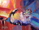 Calico Abstract - Posted on Monday, March 30, 2015 by Pamela Gatens