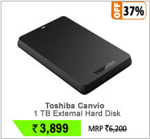 Toshiba Canvio Simple 1 TB External Hard Disk