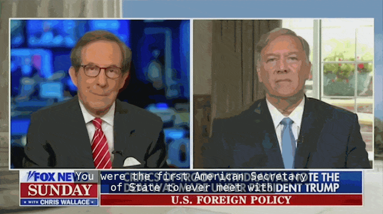 Chris Wallace interviews Mike Pompeo on FOX NEWS about his deal to release 5,000 Taliban prisoners