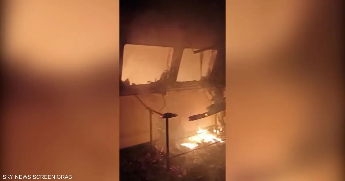 بالفيديو: صاروخ يصيب سفينة تركية في ميناء خيرسون جنوب أوكرانيا