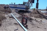 IDF engineers work at the site of a new terror tunnel leading from Gaza deep into Israeli territory.