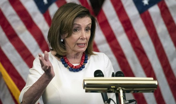 Speaker of the House Nancy Pelosi of Calif., speaks during her weekly press conference, Thursday, Jan. 20, 2022 at the Capitol in Washington. (Rod Lamkey/Pool via AP) **FILE**