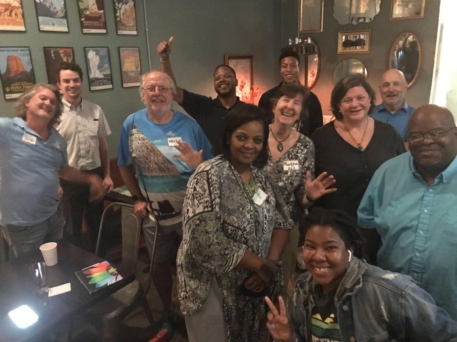 Martha meets with the new Friends of the Alabama River in Montgomery