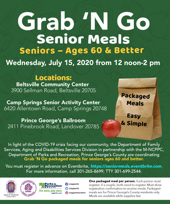 Grab & Go Senior Meals