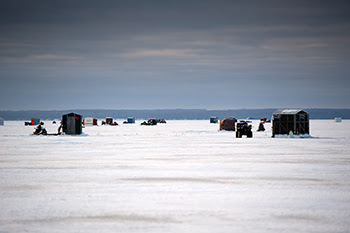 ice shanties