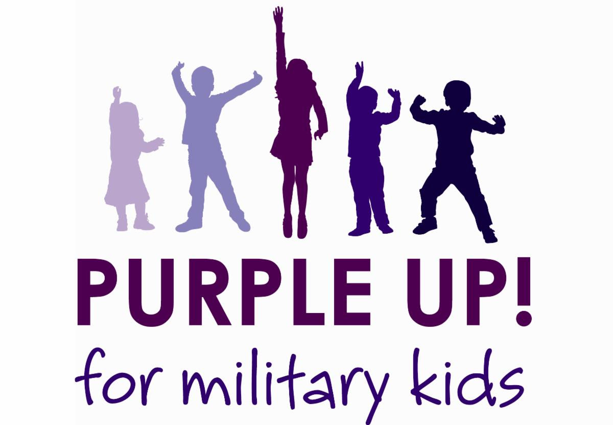 Purple Up! for military kids