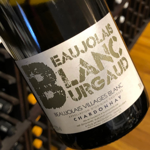 Bottle of Beaujolais Villages Blanc