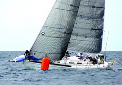 J/130 sailing off Australia