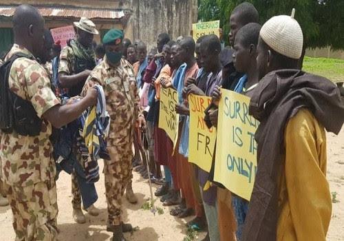5,890 terrorists have so far surrendered to troops - Defence Headquarters says