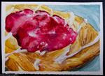 Cherry Danish ACEO - Posted on Saturday, January 24, 2015 by A.E.E. Miller