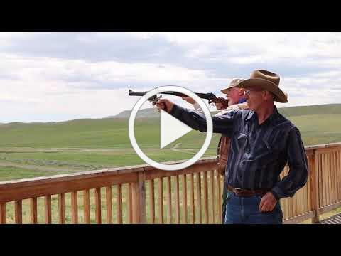 Watch Linebaugh and Buchel fire their 500 Linebaugh revolvers and lever gun together.