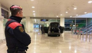 Spain: Muslims screaming “Islamist slogans” drive car into airport terminal, cops not treating it as terror attack