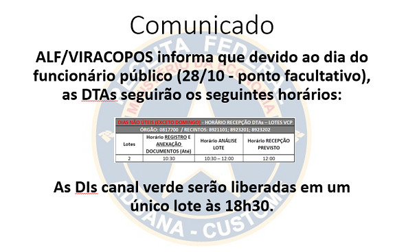 comunicado ALF VCP