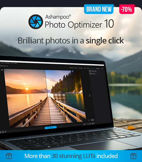 New Ashampoo® Photo Optimizer 10