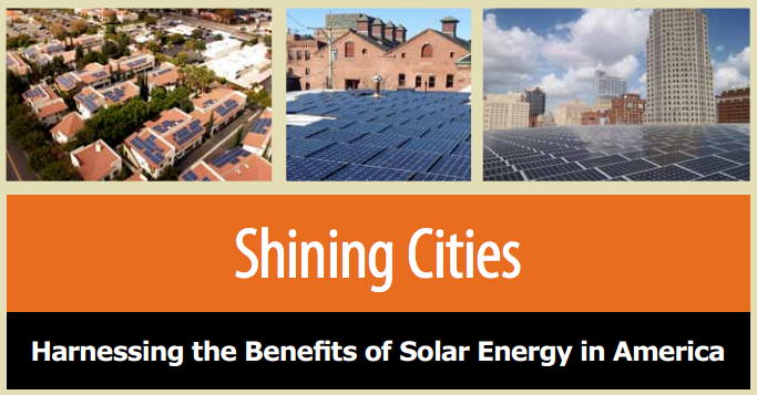 Environment Texas just released a report on solar power in cities.