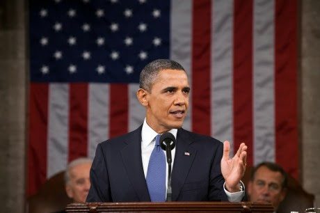 Barack Obama Giving A Speech - Public Domain