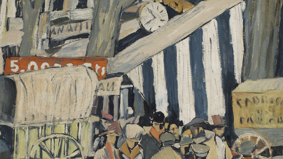 Joaquín Torres-García (Uruguay), Entoldado (La Feria) (‘Canopy [The Fair]’), 1917.