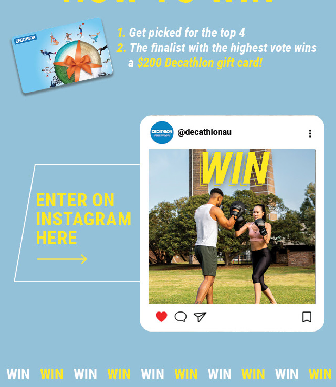 Enter on Instagram