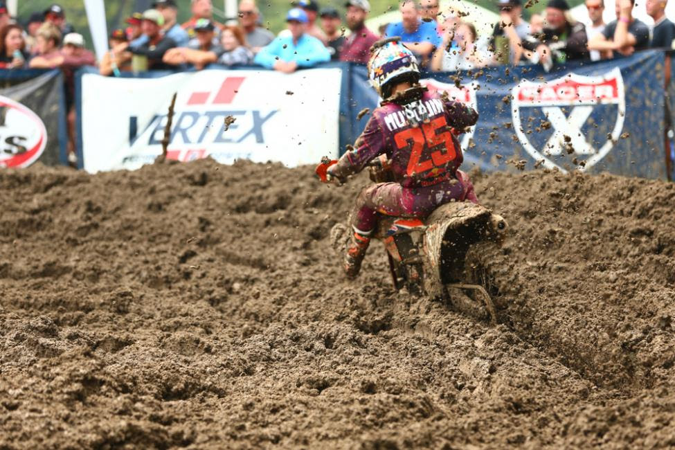 Musquin battled to a hard-fought third-place finish.