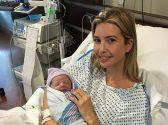 Ivanka Trump Kushner and new baby Theodore James Kushner. Mazel tov!