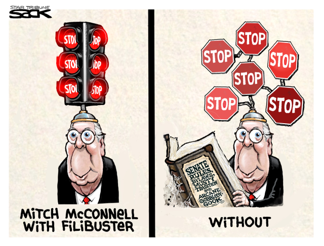 MITCH MCCONNELL, SENATE FILIBUSTER, OBSTRUCTION