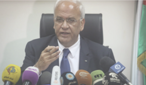 Saeb Erekat Worries About Arab Support Melting Away