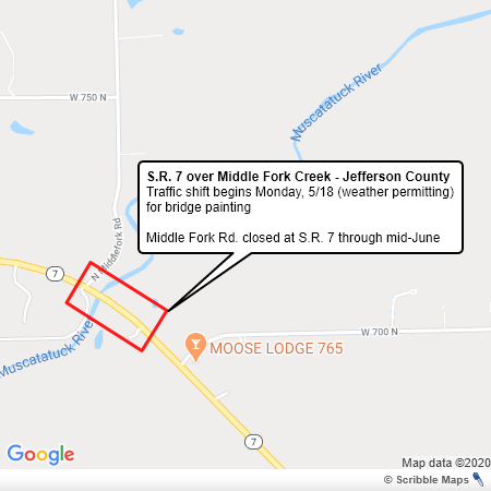 S.R. 7 over Middle Fork Creek