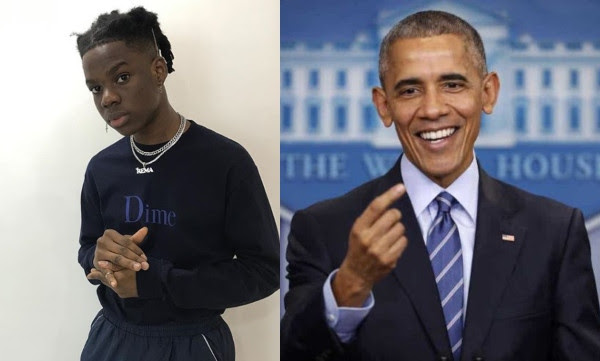 Rema makes Obama