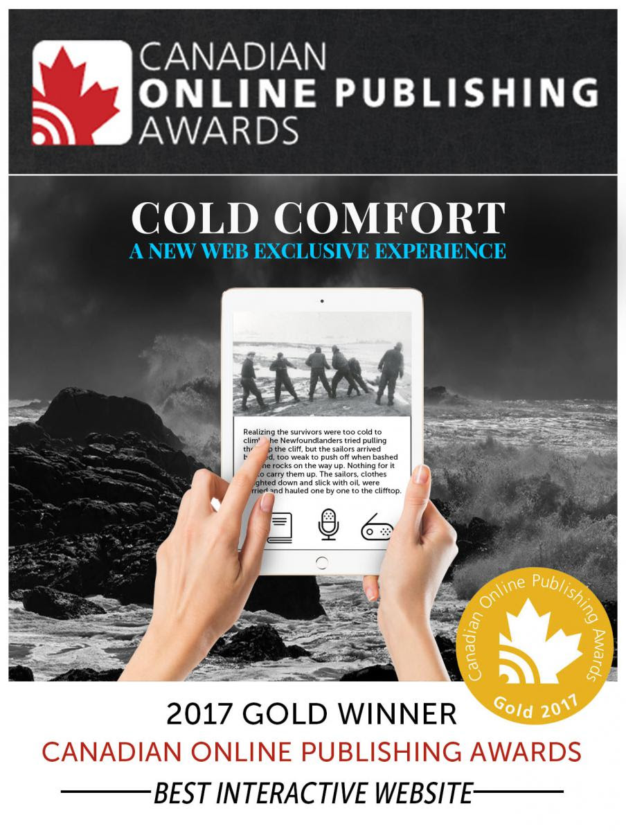 Cold Comfort Named Best Interactive Website! 